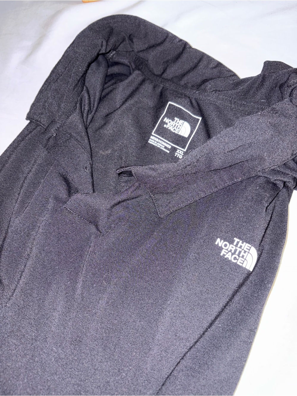 The North Face Black polo shirt- Logo Chest